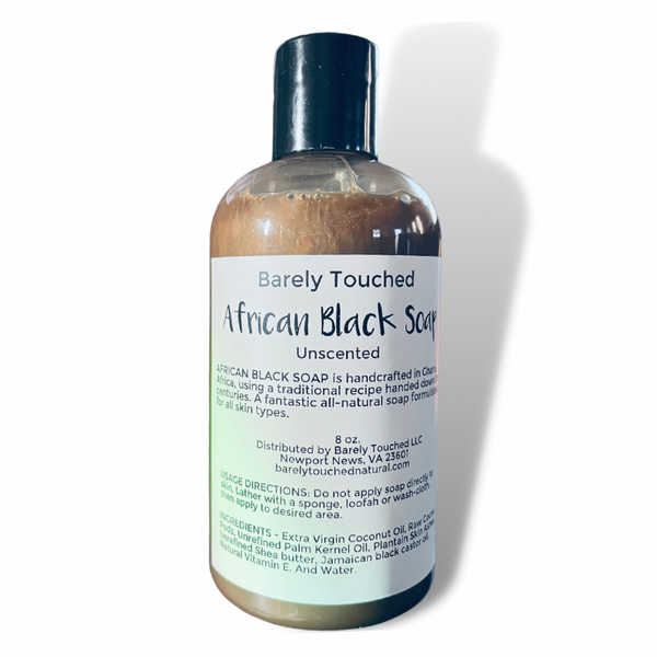 African Black liquid soap